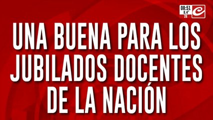 A partir de ahora los jubilados docentes recibirán un 27 % de aumento