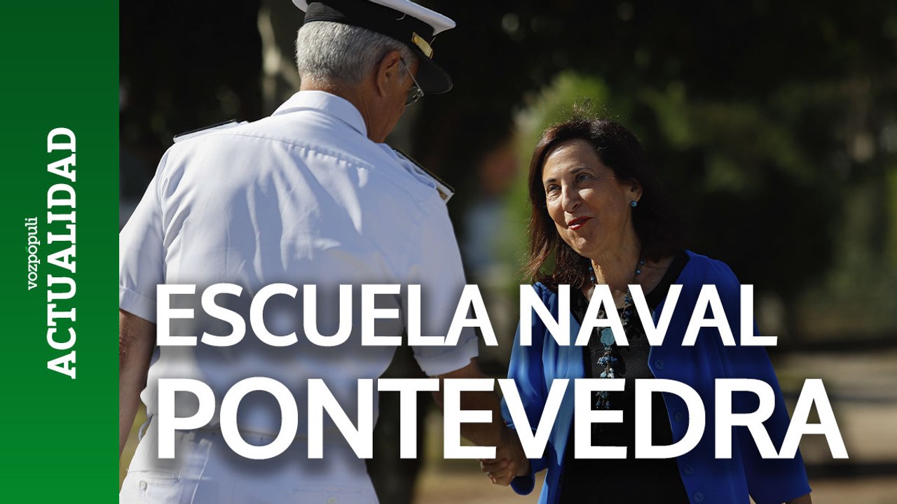 Robles visita la Escuela Naval un día antes del ingreso de Leonor: "Vendrá como una alumna más"