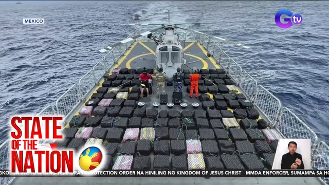 Tone-toneladang droga na karga ng speedboats, nasabat ng Mexican Navy | SONA