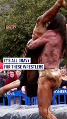 It’s all gravy for these wrestlers
