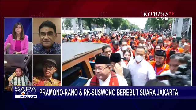 Pramono-Rano Karno Lawan Ridwan Kamil-Suswono, Pilgub Jakarta Hindari Politik Identitas?