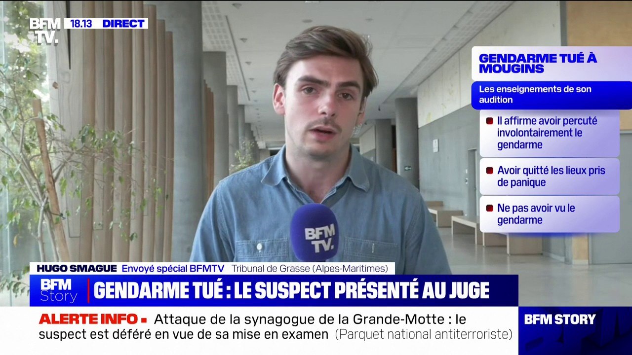 Gendarme tué: le suspect est présenté au juge après une garde à vue d'environ 36 heures