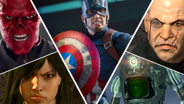 Captain America: Super Soldier All Bosses (Xbox 360, PS3)