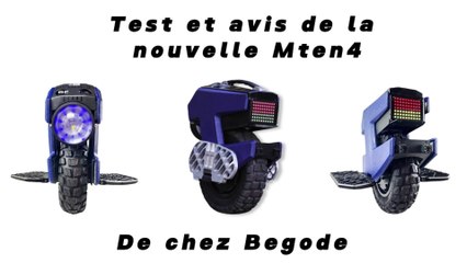 test et avis sur la Mten4 de chez Begode #euc #edpm #begode #mten4