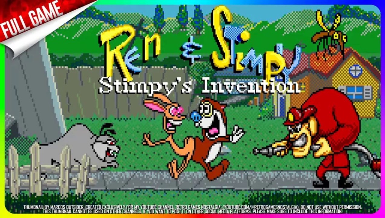 The Ren and Stimpy Show: Stimpy's Invention [Sega Genesis ‧ US] - video ...