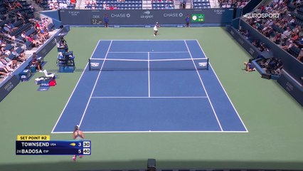 Townsend - Badosa - Les temps forts du match - US Open