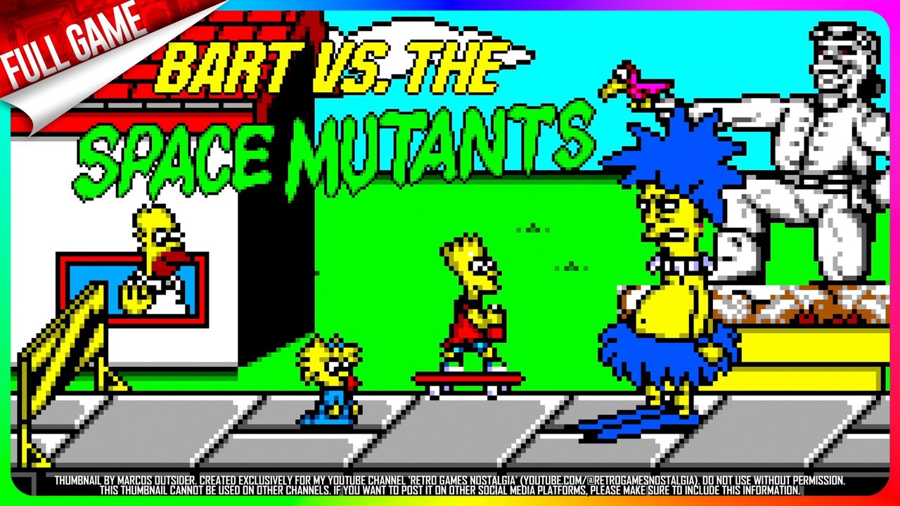 The Simpsons: Bart vs. the Space Mutants [Master System ‧ EU-NTSC]
