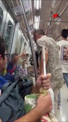 Metroda saç tokası satan Suriyeli çocuğa saldırı