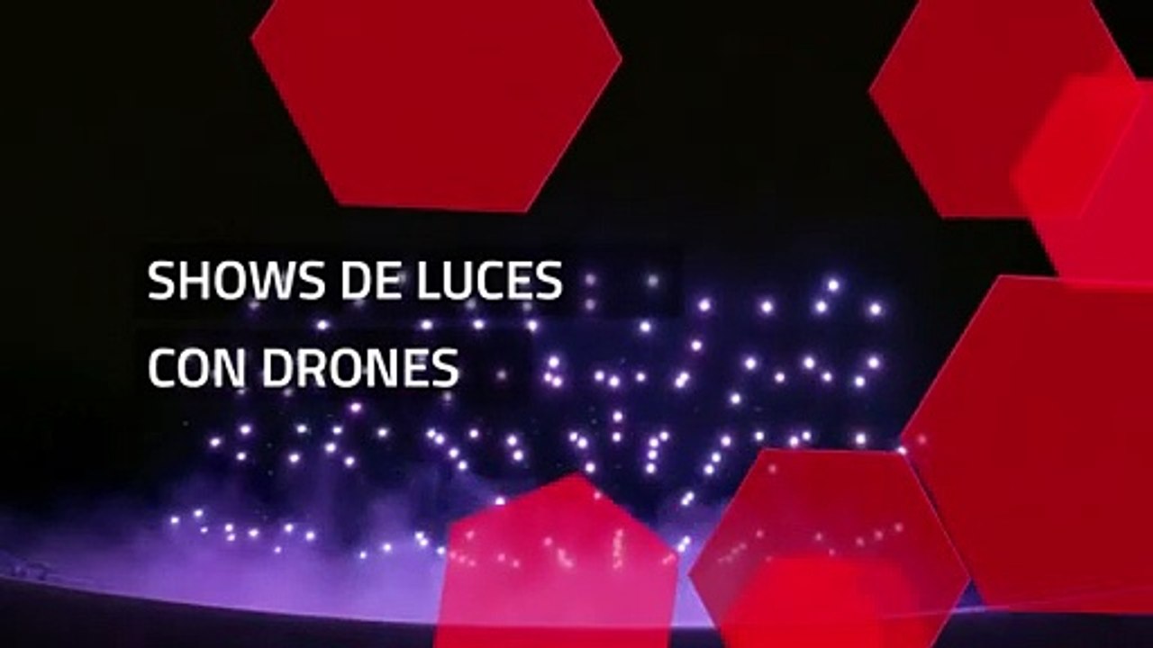 Así es el espectáculo de drones que llegará a las fiestas de Valladolid