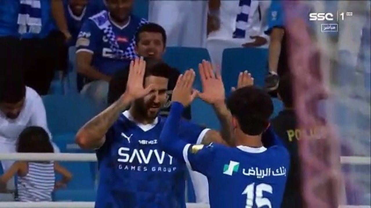 اهداف مباراة الهلال وضمك 3 2 الدوري السعودي