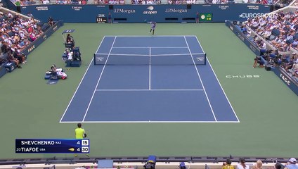 Shevchenko  - Tiafoe - Les temps forts du match - US Open