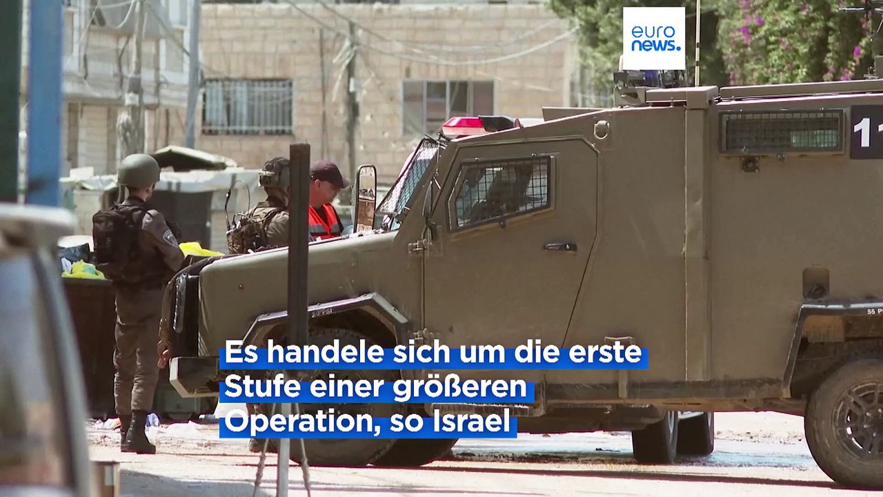 Israels Offensive im Westjordanland: Mehrere Hamas-Kämpfer getötet