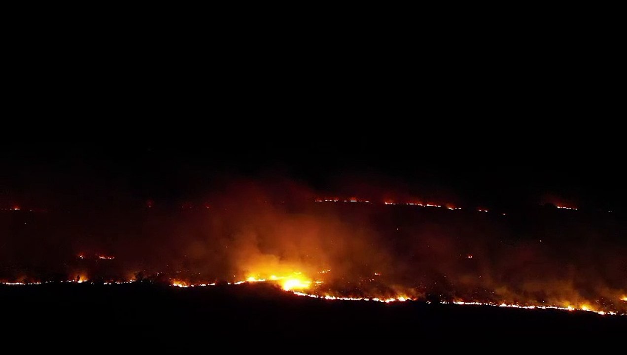 VÍDEO Terra Indígena Kadiwéu é devastada por incêndio de grandes proporções em MS