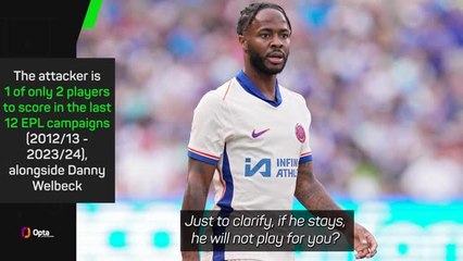 Maresca confirms Sterling's Chelsea days are over