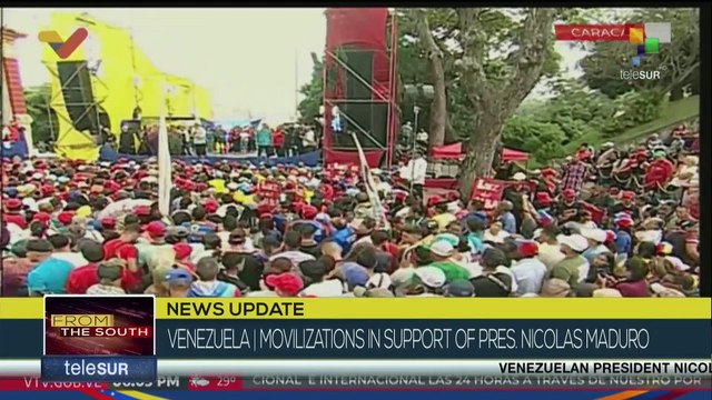 Venezuela | Mobilizations backing victory of Pres. Nicolás Maduro