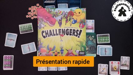 CHALLENGERS présentation rapide du jeu en français présentée par #expliquemoica #ZMANGAMES