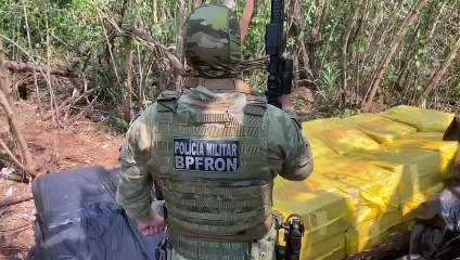 Operação conjunta apreende 3.500 pacotes de cigarros em Guaíra