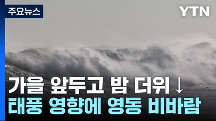 [날씨] 태풍 '산산' 영향 영동·영남·제주 비바람...해안가 너울 유의 / YTN