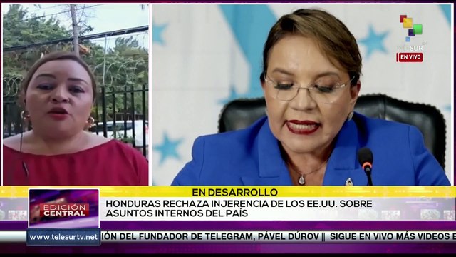 El Canciller de Honduras, Eduardo Enrique Reina, rechazó injerencia de Estados Unidos, en las relaciones diplomáticas del país con otras naciones