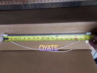 480mm 240v 1500w SK15 half white coated medium wave heat lamps