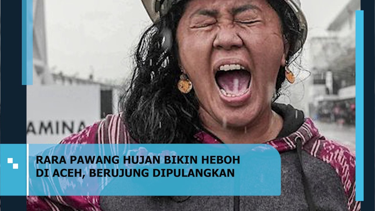 Aksi Heboh Rara si Pawang Hujan Berujung Dipulangkan dari Aceh!