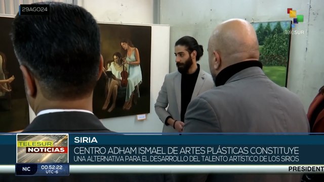 En Siria centro de artes plásticas ayuda para el desarrollo del talento artístico