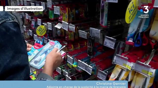 ça sert à ça les impôts : pour la rentrée, la ville de Grenoble offre les fournitures scolaires aux élèves