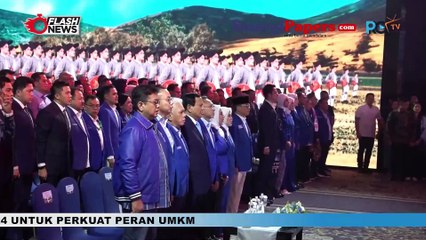 Prabowo Hadiri Penutupan Kongres ke-6 PAN