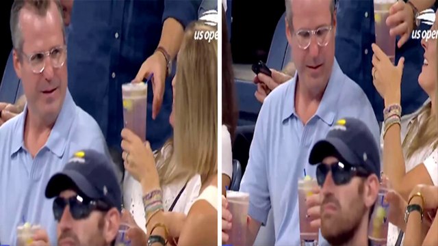 US Open Drink Posts Viral Which Appears to be a Date Gone Wrong at Louis Armstrong Stadium on Monday Night
