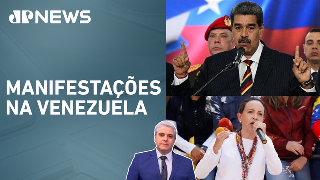 Nicolás Maduro e María Corina Machado convocam atos para mostrar força; Favalli analisa