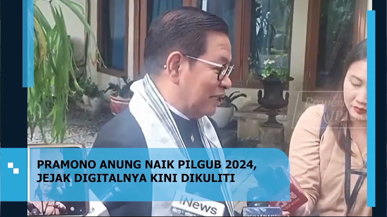 PRAMONO ANUNG NAIK PILGUB 2024, JEJAK DIGITALNYA KINI DIKULITI
