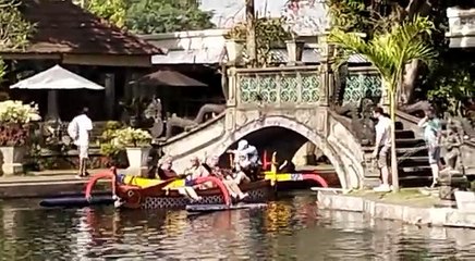 beautiful cool garden in Tirta Gangga Bali