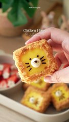 Chicken floss sandwich  it's yummy