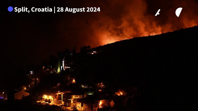 Croatia: Major forest fire breaks out again near Split