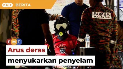 Penyelam tak dapat hampiri lokasi objek tersekat akibat arus deras