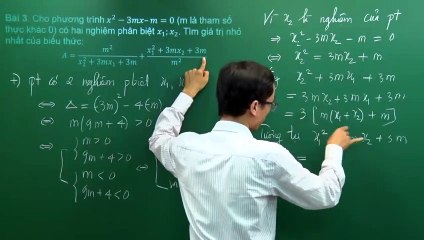 14. Bài 03. Hệ thức không đối xứng giữa các nghiệm. (Luyện thi vào 10 Chuyên Toán CT1 ) - HOCMAI 2024-05-22 09_43