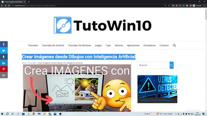  CREAR IMÁGENES desde DIBUJOS usando INTELIGENCIA ARTIFICIAL con SCRIBBLE DIFFUSION