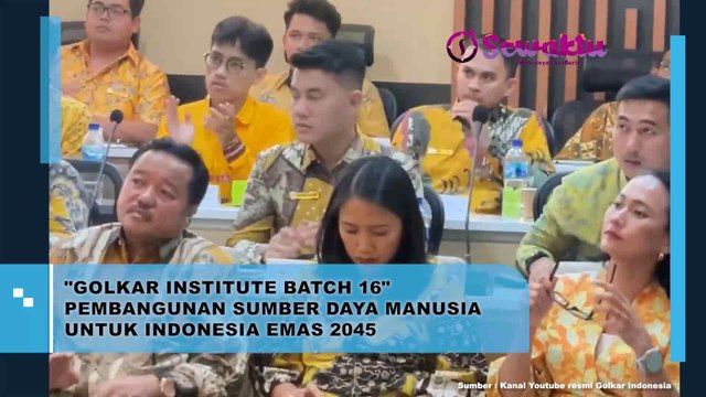 Golkar Institute Batch 16 Berfokus pada Pengembangan Sumber Daya Manusia untuk Indonesia Emas 2045