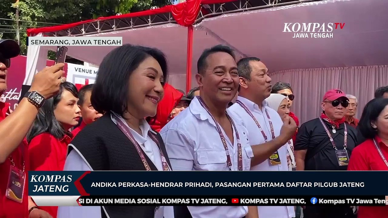 Andika Perkasa-Hendrar Prihadi, Pasangan Pertama Daftar Pilgub Jateng