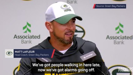 LaFleur loses it after Packers news conference interrupted twice by phone alarm