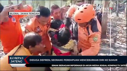Diduga Depresi, Perempuan Ceburkan Diri ke Sumur