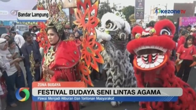 2.515 Unjuk Kebolehan pada Festival Budaya Seni Lintas Agama di Lampung