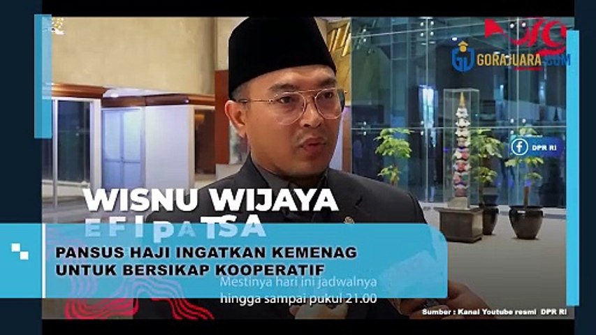 PANSUS HAJI INGATKAN KEMENAG UNTUK BERSIKAP KOOPERATIF