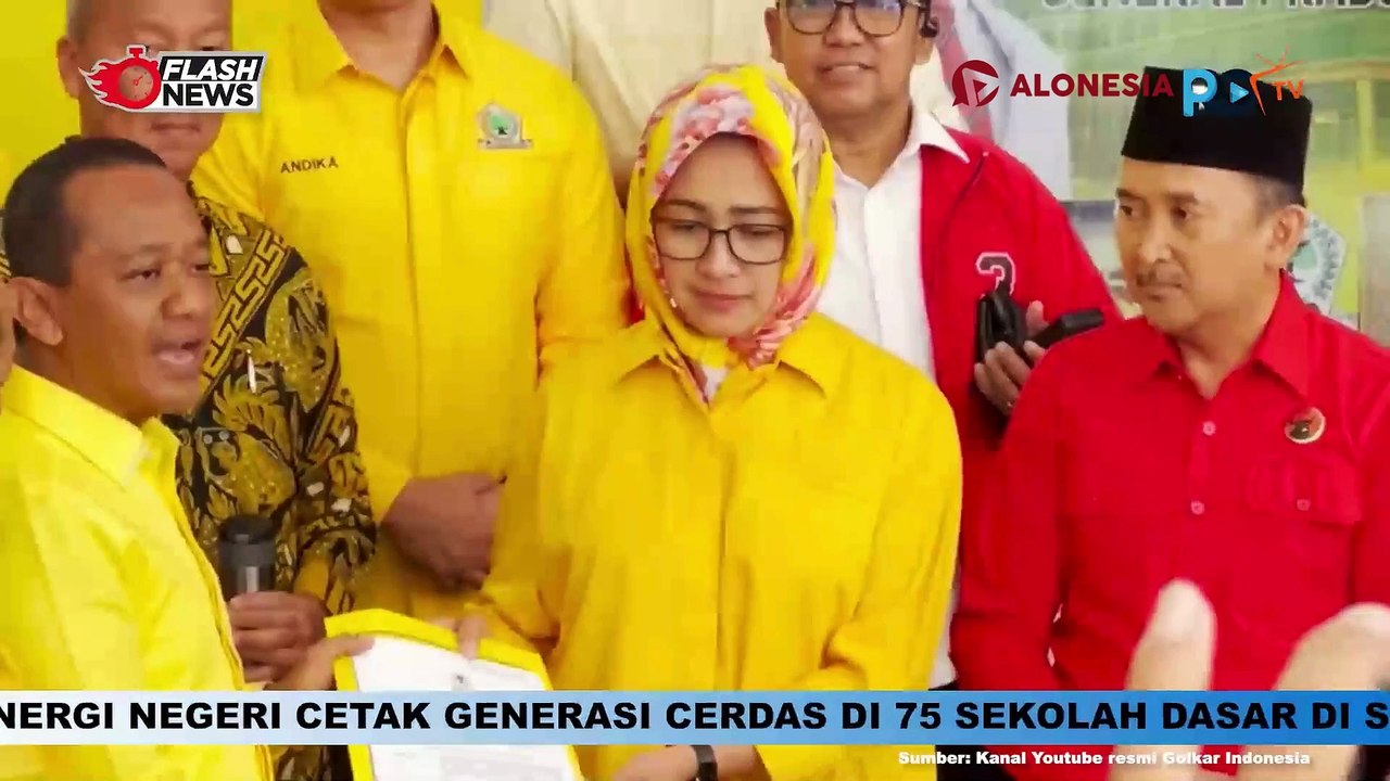 Partai Golkar Resmi Usung Airin Rachmi Diany - Ade Sumardi di Pilgub Banten