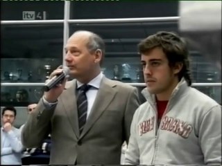 2006 December 12 - Fernando Alonso 1st day @ McLaren Technology Centre