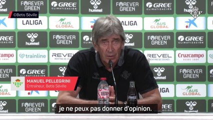 Pellegrini : "Si Fekir a un voyage de prévu..."