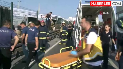 İstanbul Küçükçekmece'de Metrobüs Kazası: 10 Yaralı