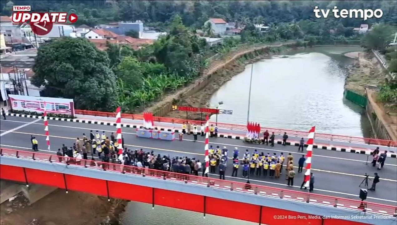 Presiden Jokowi Resmikan 16 Jembatan dan 22 Ruas Jalan Inpres di Jawa Barat