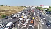 İstanbul'da metrobüs kazası! Yeni görüntüler