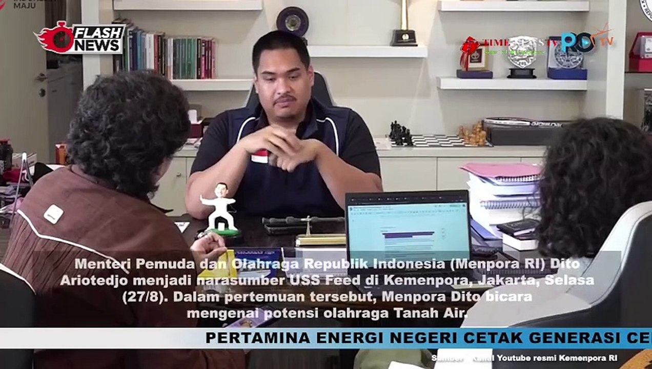 Jadi Narasumber USS Feed, Menpora Dito Bicara Soal Potensi Olahraga Tanah Air